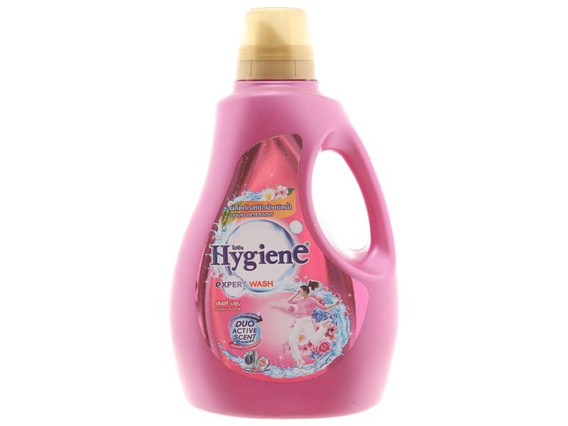 Nước giặt xả Hygiene hồng Expert Wash hương hoa nhẹ nhàng can 2.8 lít