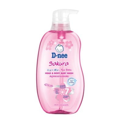 Tắm gội cho bé Dnee hồng 380ml