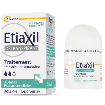 Lăn khử mùi Etiaxil Sensibles - Xanh