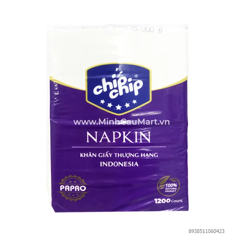 Giấy Ăn Napkin Chip Chip 1kg